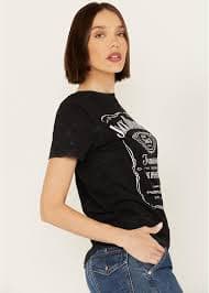 Amazon.com: Changes Women's Jack Daniel's Label Short Sleeve Graphic Tee Black US : Clothing, Shoes & Jewelry