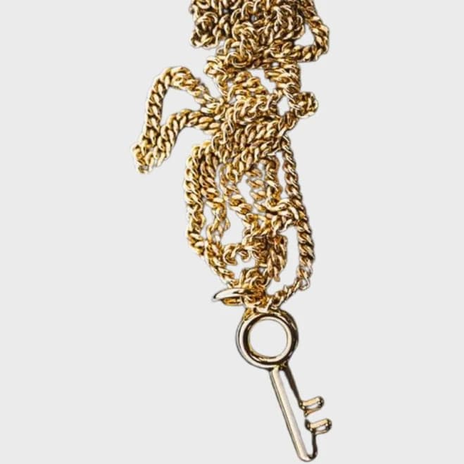 Gold Key Pendant