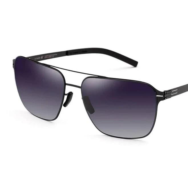 Men's Square Double Bridge Sunglasses