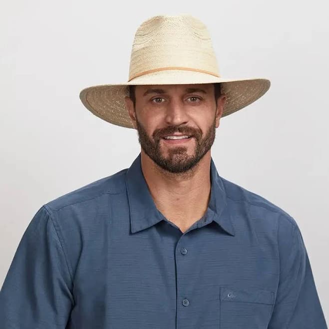 american hat makers Paulo Mens Straw Sun Hat