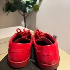 Yves Saint Laurent | Shoes | Saint Laurent Red Mens Sneaker | Poshmark