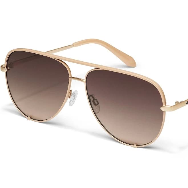 Quay High Key Aviator Sunglasses