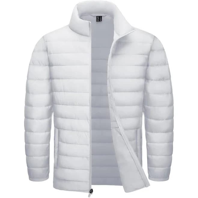 Men's Warm Lightweight Water Repellent Puffer Jacket