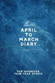 April to March Diary, Daily Planner, Any Year April to April (6"x9") with Mood and Water Intake Tracker: For Whenever Your Year Starts: Barker, Adam: Amazon.com: Books