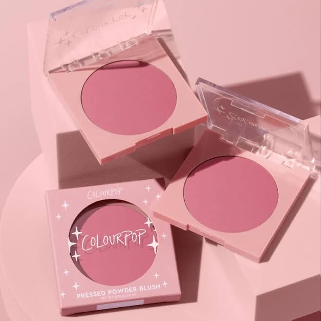 New to U Pressed Powder Cheek Blush in Pink | ColourPop