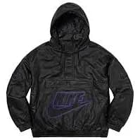 Supreme x Nike Leather Anorak 'Black'
