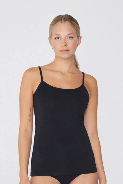 Tezenis Scoop Neck Stretch Organic Cotton Camisole Woman