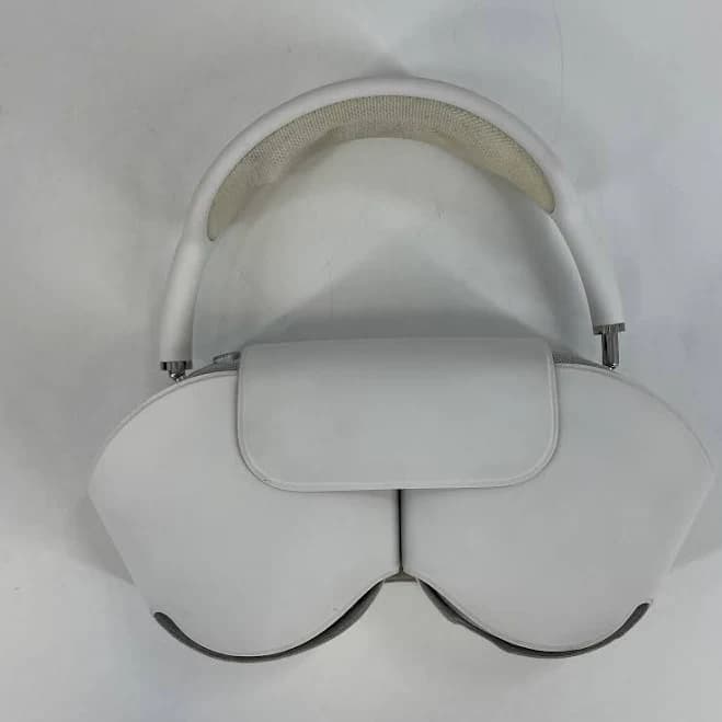 Apple AirPods Max Lightning Silver Over-Ear Wireless Bluetooth Headphones with Built-in Microphone and Smart Case | Double | Headband