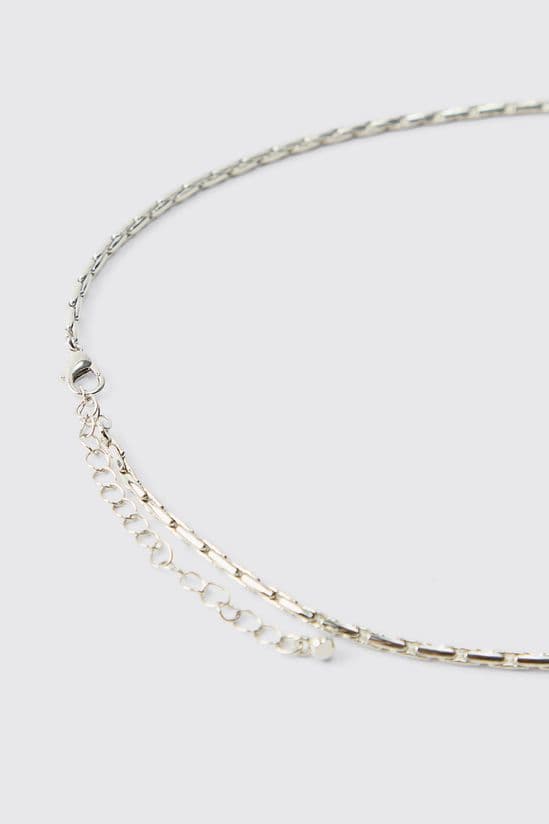 Jewellery | Silver Chain Necklace | boohooMAN