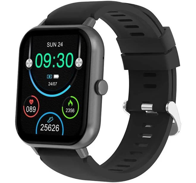 Unisex Smartwatch Fitness Tracker - Black