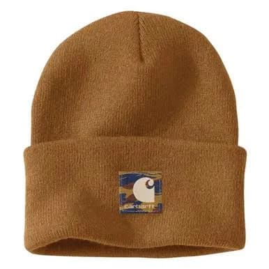 Carhartt Men's Knit Camo Patch Beanie