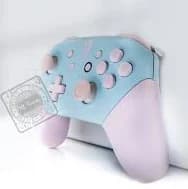 Custom Baby Pastel Blue and Pink Nintendo Switch Pro Controller