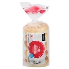 Essential Everyday Artisan Style Pre-Sliced Plain Bagels