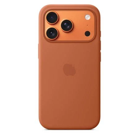 Iphone 17 Pro Max Silicone Case with MagSafe, Orange