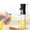 Cheer Collection Set of 3 Multi-Purpose Food Grade Oil Spray Bottle - 200ml, 300ml, and 500ml (Black and White) : Target