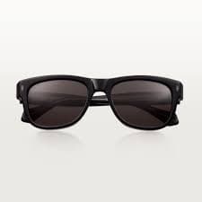 Signature C de Cartier sunglasses - Black acetate, gray lenses - CRESW00549 -Cartier® KY