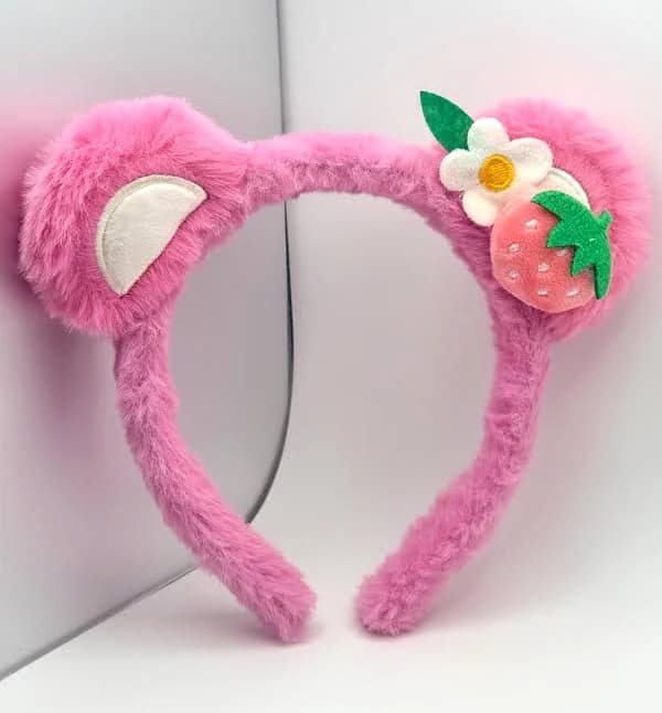 Strawberry Plush Headband