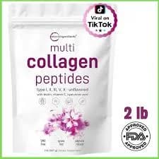 Micro Ingredients Multi Collagen Peptides Powder Type I ii iii