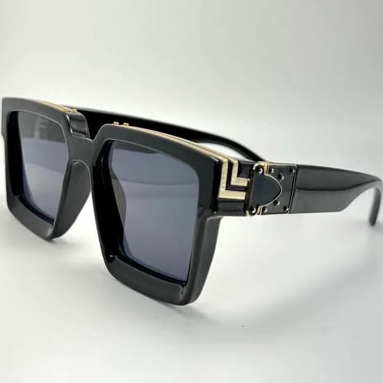 Oversized Retro Square Acetate Sunglasses