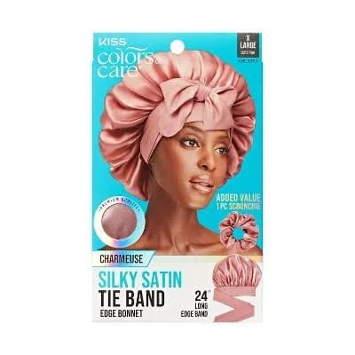 KISS Colors & Care Silky Satin Tie Band Edge Bonnet