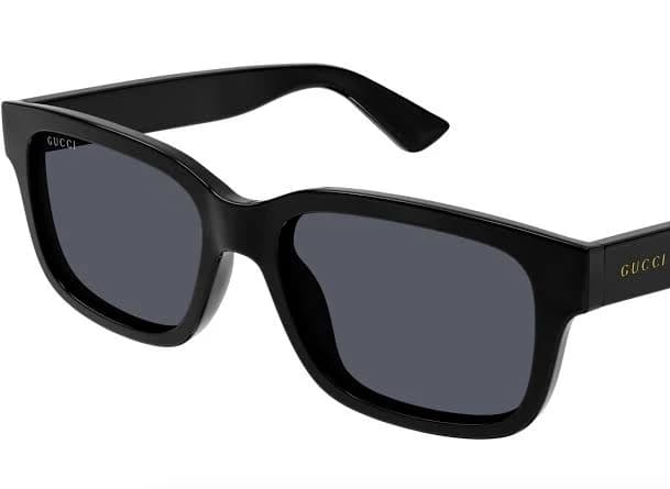 Gucci Men's Minimal Square Plastic Sunglasses