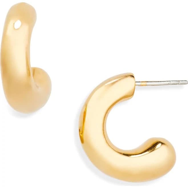 Soko Chunky Dash Hoop Earrings
