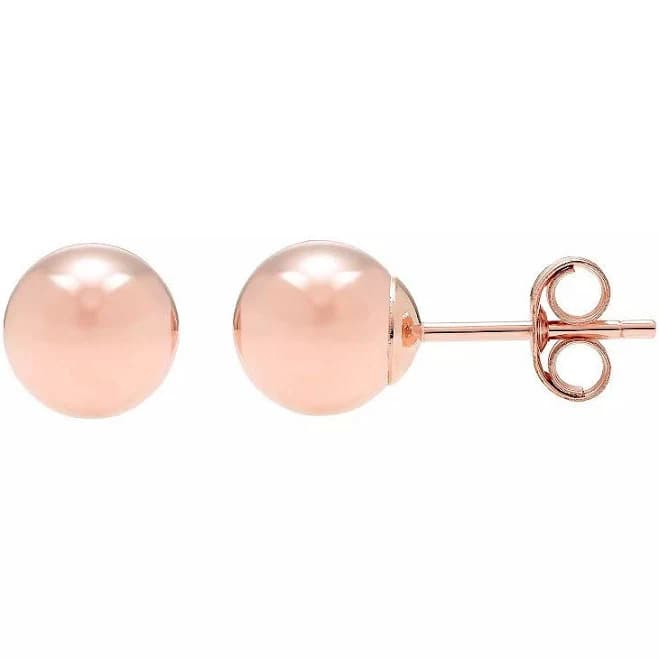 A&M 14K Gold Ball Stud Earrings Women's
