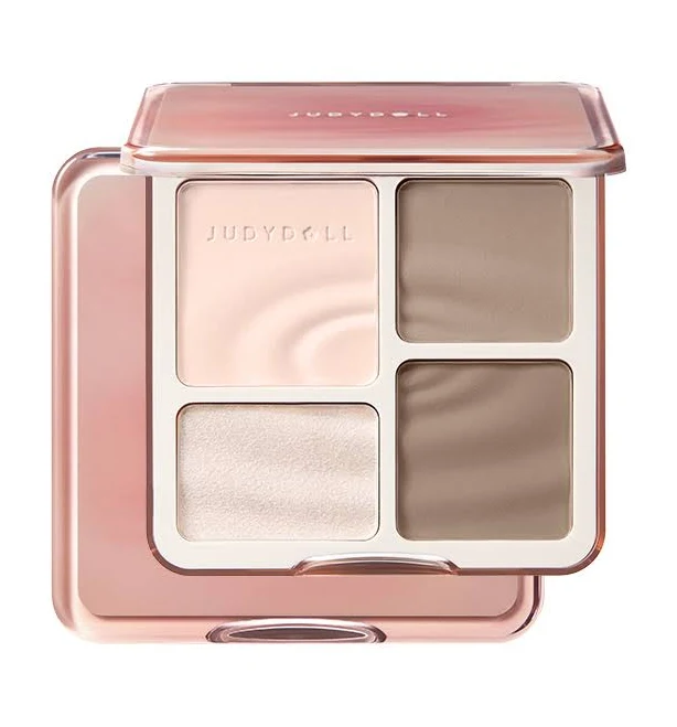 Judydoll-2 in 1 Highlighter Contour Palette