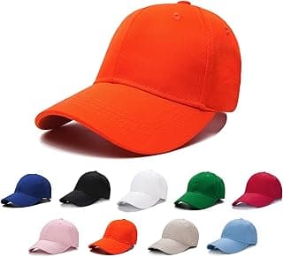 Baseball Cap for Kids-Adjustable Washed Cotton Golf Toddler Hat for Boys & Girls