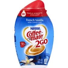 Nestle Coffee-Mate 2Go French Vanilla Concentrated Liquid Coffee Creamer