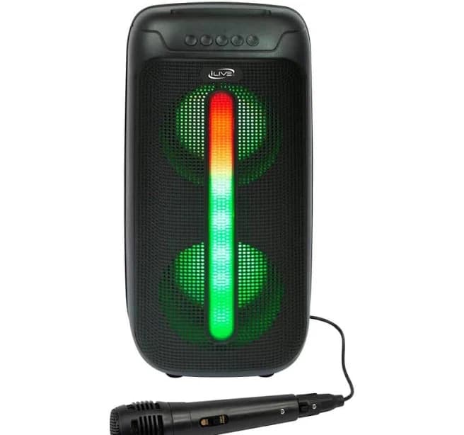 iLive Wireless Bluetooth Color Changing Speaker
