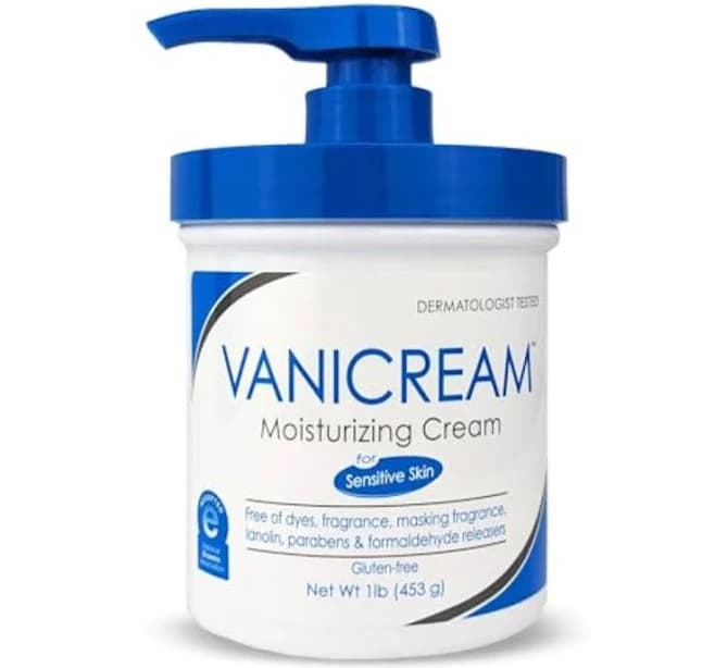 Vanicream Moisturizing Skin Cream With Pump Dispenser 16 Fl Oz 1 Lb