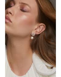 Nadri Sav Cubic Zirconia Cluster & Cultured Freshwater Pearl Drop Earrings in 18K Gold Plated | Bloomingdale's Jewelry & Accessories