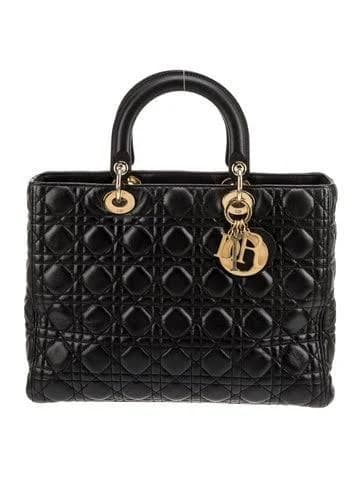 Christian Dior Lady Dior Cannage Patent Leather