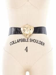 Judith Leiber Elephant Buckle Belt