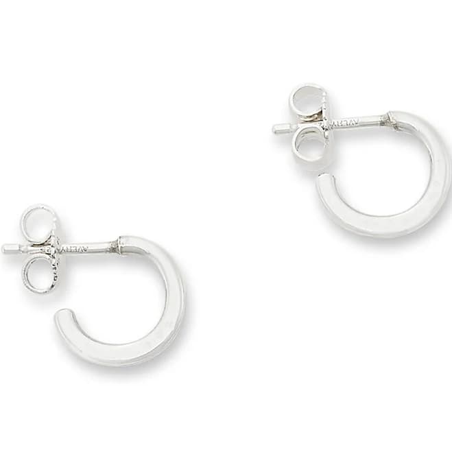 James Avery 14K Gold Hammered Hoop Earrings