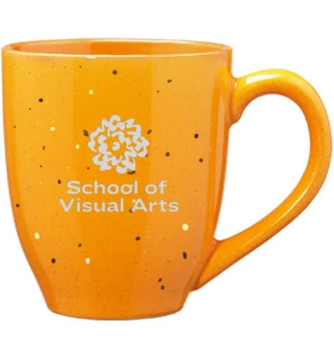SVA Ringside Logo Speckled Ceramic Mug (Multiple Colors) Gold
