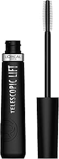 L’Oréal Paris Telescopic Lift Washable Mascara, Lengthening and Volumizing Eye Makeup, Lash Lift with Up to 36HR Wear, Black, 0.33 Fl Oz