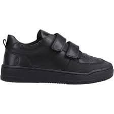 Hush Puppies Daxton Leather Boys's Black Sneakers – Tower-London.US