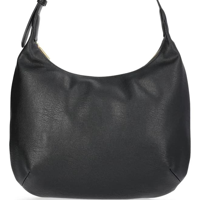 Time and Tru Sybil Faux Leather Hobo Handbag