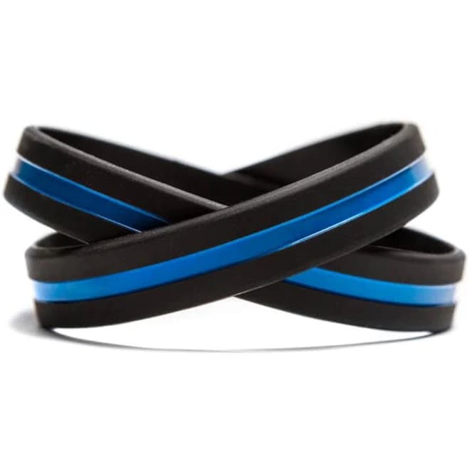 Thin Blue Line Wristband