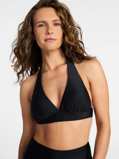 Time and Tru Women's Tall Triangle Bikini Top