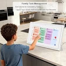 Digital Calendar 10.1 Inch Wall Planner Touch Screen Smart Electronic Planner with Third-Party Calendar Sync, Chore Tracker, Meal Plan & Picture Frame home Share Moments from Anywhere Gift for women : Amazon.com.au: