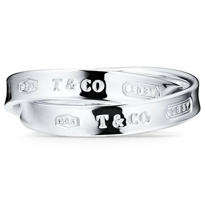 Tiffany 1837 Interlocking Circles Silver Ring