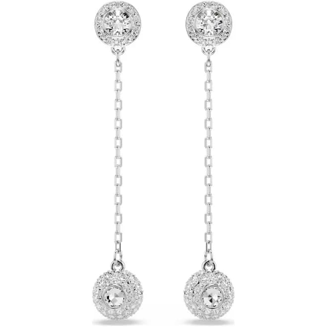 Swarovski Una Angelic Round Crystal Drop Earrings