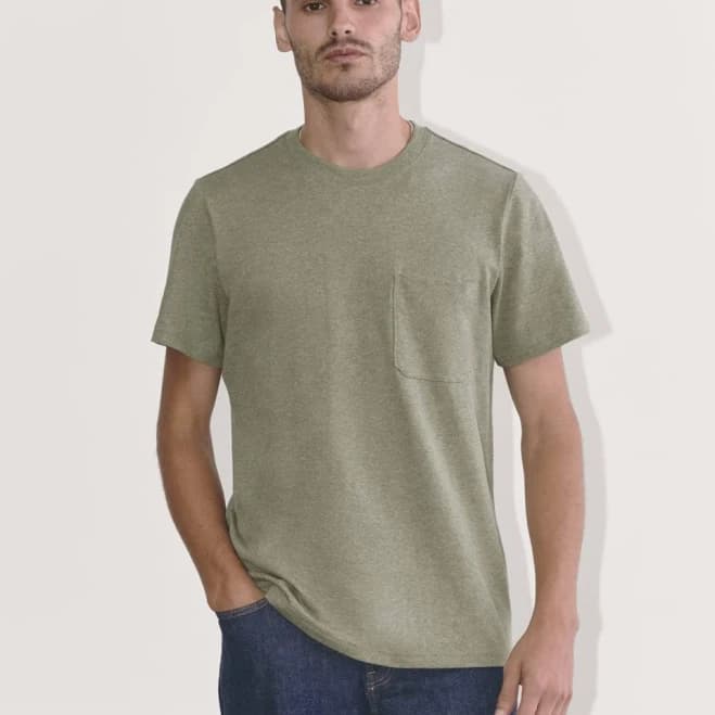 Everlane Premium-Weight Cotton Tee with Pocket