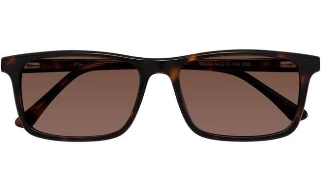 Classic Acetate Rectangle Tinted Sunglasses Sunwear Lenses