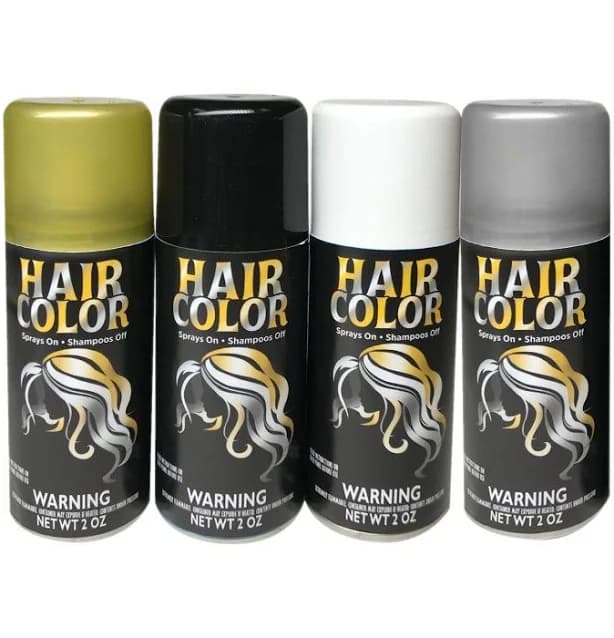 Imaginations Costume & Dance Black Hair Spray