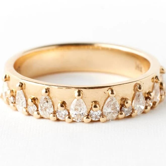 14 Karat White Gold Kendall Ring
