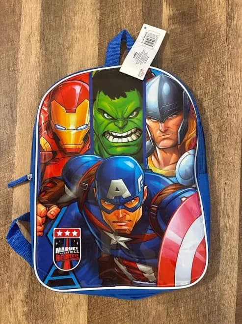 Marvel Heroes Pattern Collage Backpack
